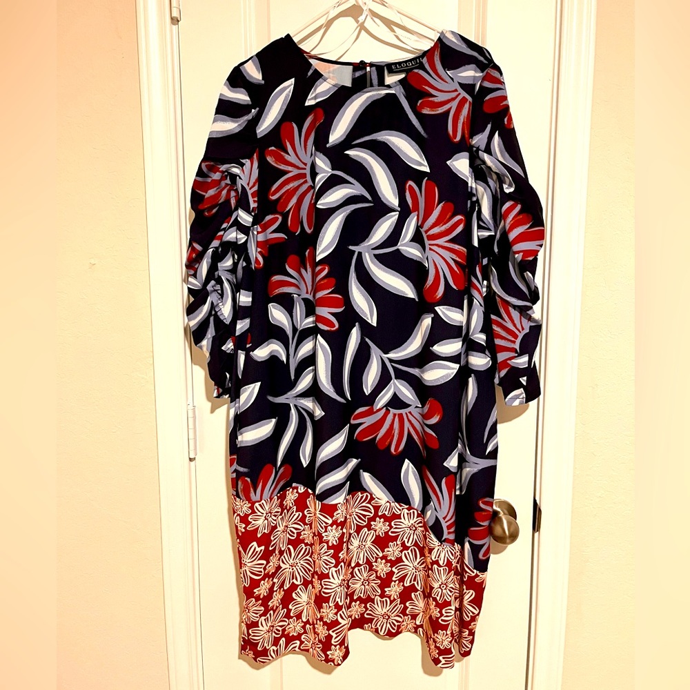 Vibrant yet eloquent dinner dress